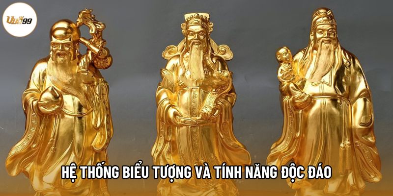 Hệ thống biểu tượng và tính năng độc đáo
